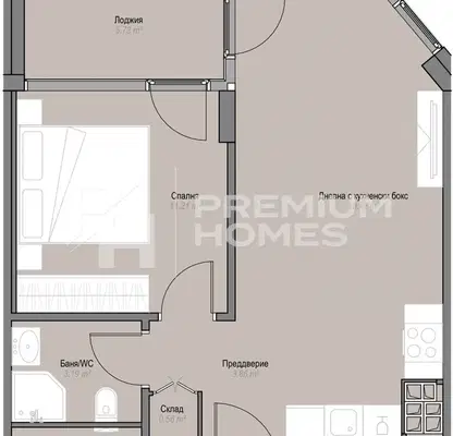 Photo 2 — 2-bedroom apartment in Sofiya, Oborishte