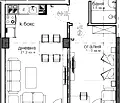 Снимка 4 — Двустаен апартамент с тераса в Овча купел, София