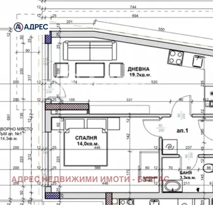 Снимка 2 — Двустаен апартамент в Бургас, Созопол