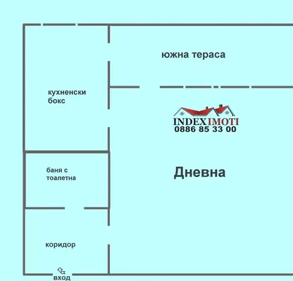 Снимка 3 — Едностаен апартамент в Стара Загора, Аязмото