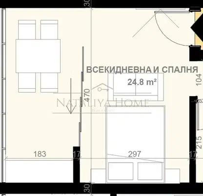 Снимка 2 — Едностаен апартамент в Бургас, Свети Влас