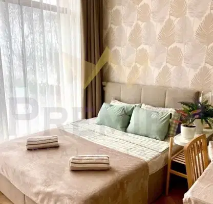 Снимка 2 — Едностаен апартамент на първа линия в Аспарухово с тераса