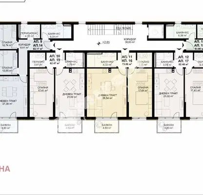 Photo 5 — 2-bedroom apartment in Varna, Briz