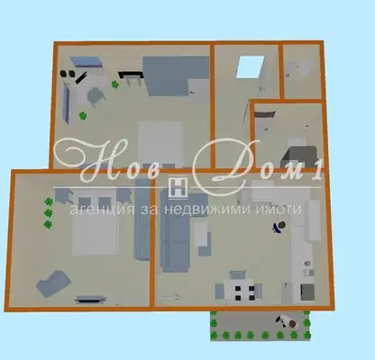 Photo 2 — Three-room apartment with potential for conversion in Briz, Varna