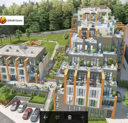 Снимка 2 — Двустаен апартамент с морска панорама в м-т Манастирски рид