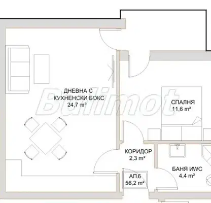 Photo 5 — 2-bedroom apartment in Varna, Vinica
