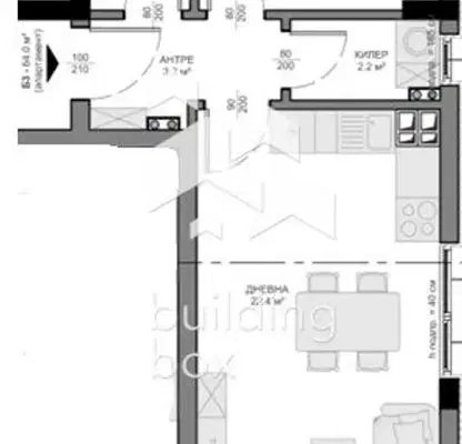 Photo 2 — 2-bedroom apartment in Varna, Vladislav Varnenchik 1