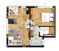 Снимка 5 — Двустаен апартамент с лоджия във Възраждане 2, Варна