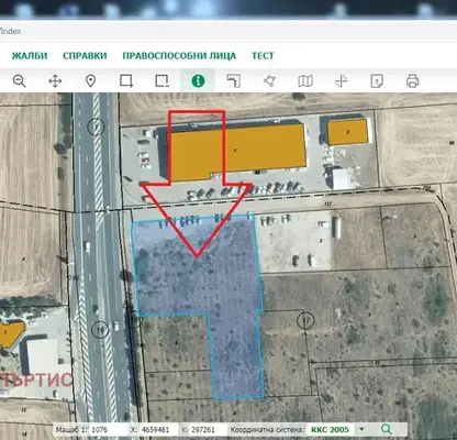 Photo 2 — Plot in Благоев, Първа промишлена зона