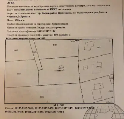 Photo 2 — Plot in Varna, Manastirski Rid