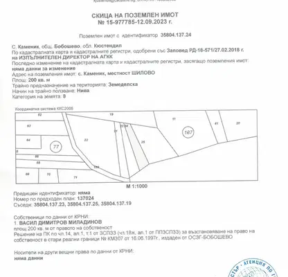 Снимка 5 — Земеделски имот в Кюстендил, с. Блажиево