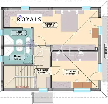 Photo 3 — House with 3 bedrooms and panoramic terrace in Priseltsi village
