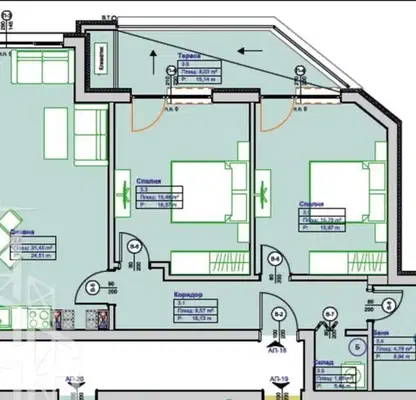 Photo 3 — Three-room apartment 118 sq m in Meden Rudnik - zone B, new-build