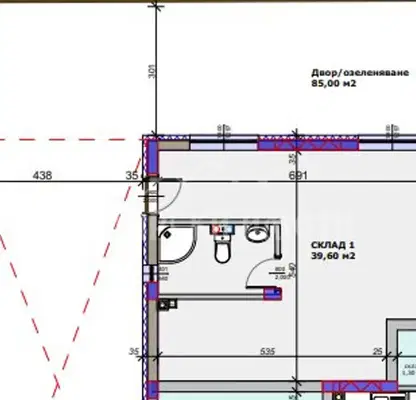 Photo 4 — one-room apartment with yard in Gorna Oryahovitsa, new-build