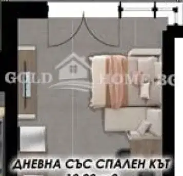 Снимка 5 — Едностаен апартамент в Гагарин, Пловдив с асансьор