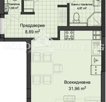 Снимка 3 — Тристаен апартамент в Гагарин, Пловдив с асансьор и паркинг