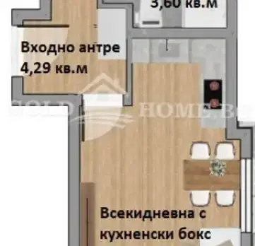 Снимка 2 — Двустаен апартамент в Пловдив, Христо Смирненски