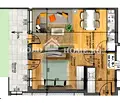 Снимка 2 — Двустаен апартамент 68 кв.м в Христо Смирненски, Пловдив