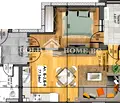 Снимка 3 — Двустаен апартамент 68 кв.м в Христо Смирненски, Пловдив