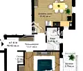 Снимка 4 — Тристаен апартамент в Коматево с две тераси