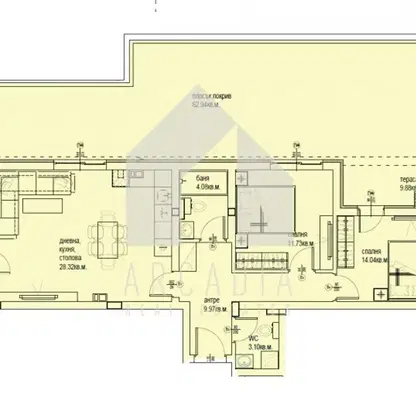 Photo 2 — Three-room apartment with two terraces in Karshiyaka, Plovdiv