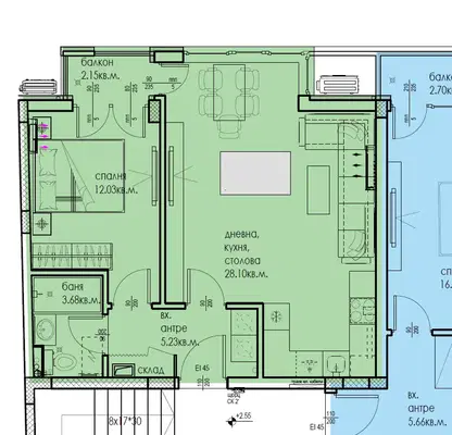Photo 2 — 2-bedroom apartment in Plovdiv, Kyuchuk Parij