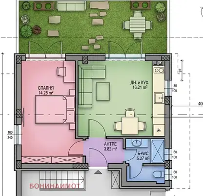 Photo 2 — 2-bedroom apartment in Plovdiv, Kyuchuk Parij