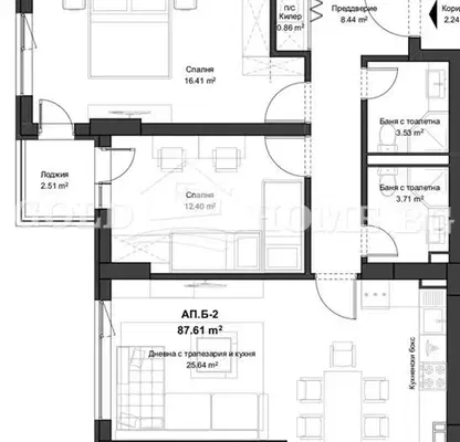 Photo 5 — 3-bedroom apartment in Plovdiv, Kyuchuk Parij