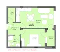 Снимка 3 — Двустаен апартамент в Остромила, Пловдив с паркомясто