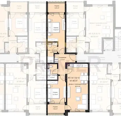 Снимка 2 — Тристаен апартамент с две тераси в Остромила, Пловдив