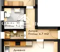 Снимка 2 — Двустаен апартамент в Прослав с две тераси
