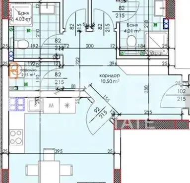 Снимка 2 — Тристаен апартамент в Тракия с две тераси и паркомясто