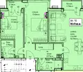 Снимка 2 — Тристаен апартамент в Южен, Пловдив с две тераси