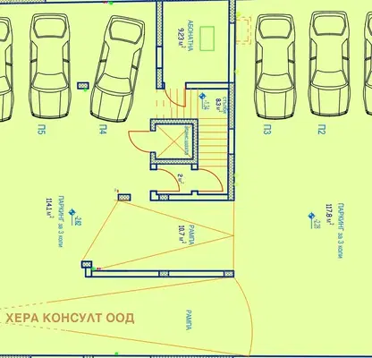 Снимка 2 — Тристаен апартамент в Банишора с паркомясто и асансьор