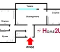Снимка 2 — Тристаен апартамент с тераса в Банишора, София