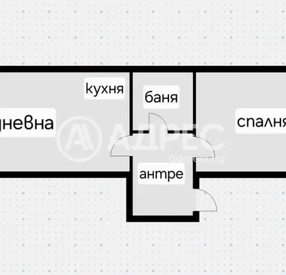 Снимка 4 — Двустаен апартамент в Център, София с източно изложение