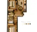 Снимка 3 — Тристаен апартамент в Център, София с три тераси