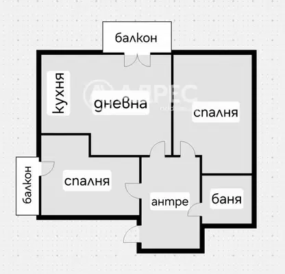 Photo 4 — 3-bedroom apartment in Sofiya, Doktorski Pametnik