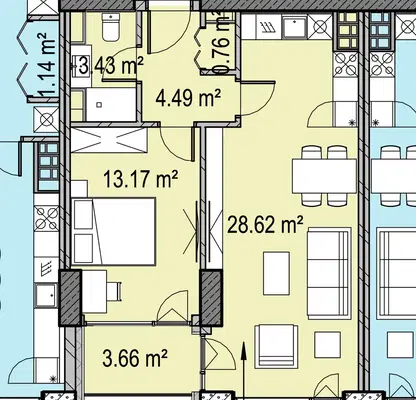 Photo 2 — 2-bedroom apartment in Sofia, Drujba 2
