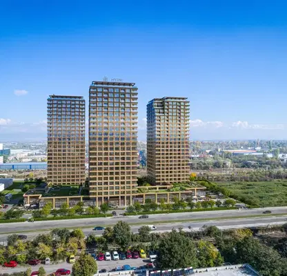 Снимка 3 — Двустаен апартамент с панорамна гледка в Дружба 2, София