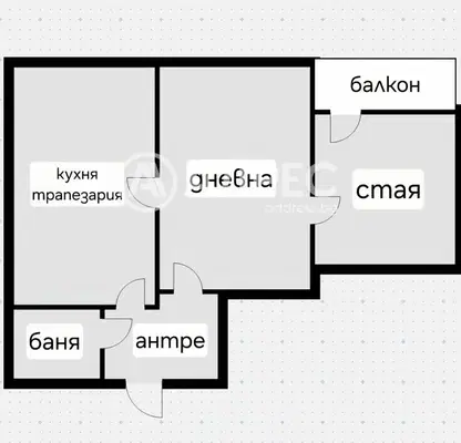 Снимка 4 — Двустаен апартамент в София, Гео Милев