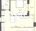 Снимка 3 — Двустаен апартамент в Хаджи Димитър с паркомясто и асансьор