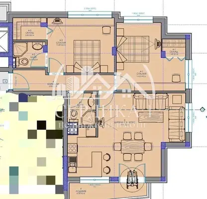 Photo 4 — 3-bedroom apartment in Sofiya, Hadji Dimityr