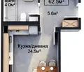 Снимка 4 — Двустаен апартамент с тераса в Красно село, София