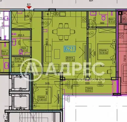 Снимка 4 — Тристаен апартамент в София, Кръстова вада
