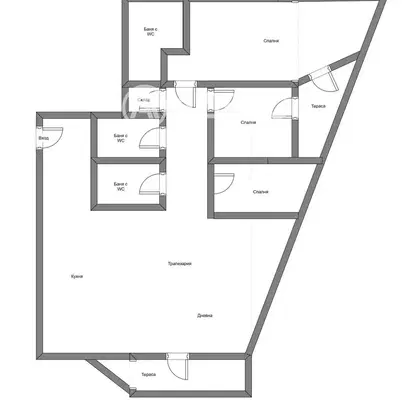 Снимка 4 — Многостаен апартамент в София, Кръстова вада