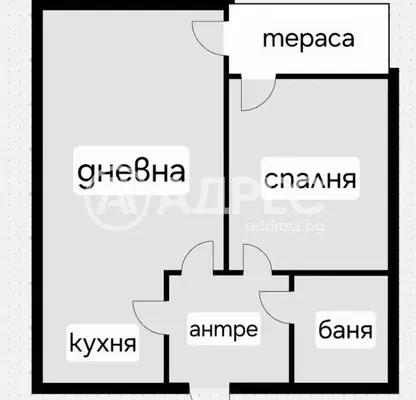Снимка 4 — Двустаен апартамент в Люлин 1 с балкони и асансьор