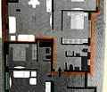 Снимка 3 — Тристаен апартамент в Люлин 10 с паркомясто и асансьор