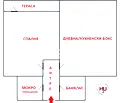 Снимка 2 — Двустаен апартамент в Люлин 10 с южно изложение