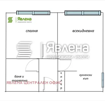 Снимка 4 — Двустаен апартамент в София, Люлин 5